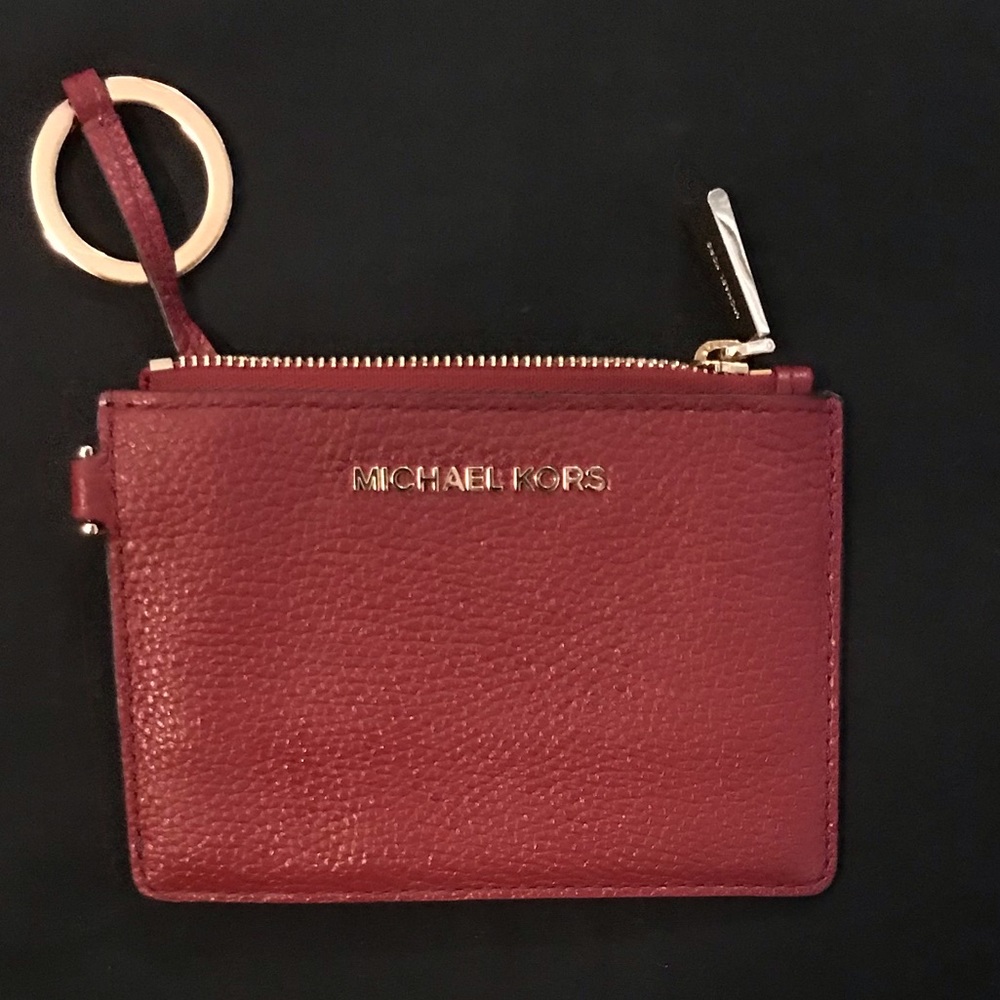 Berry Michael Kors Coin Purse